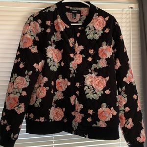 Forever 21 Floral Print Jacket